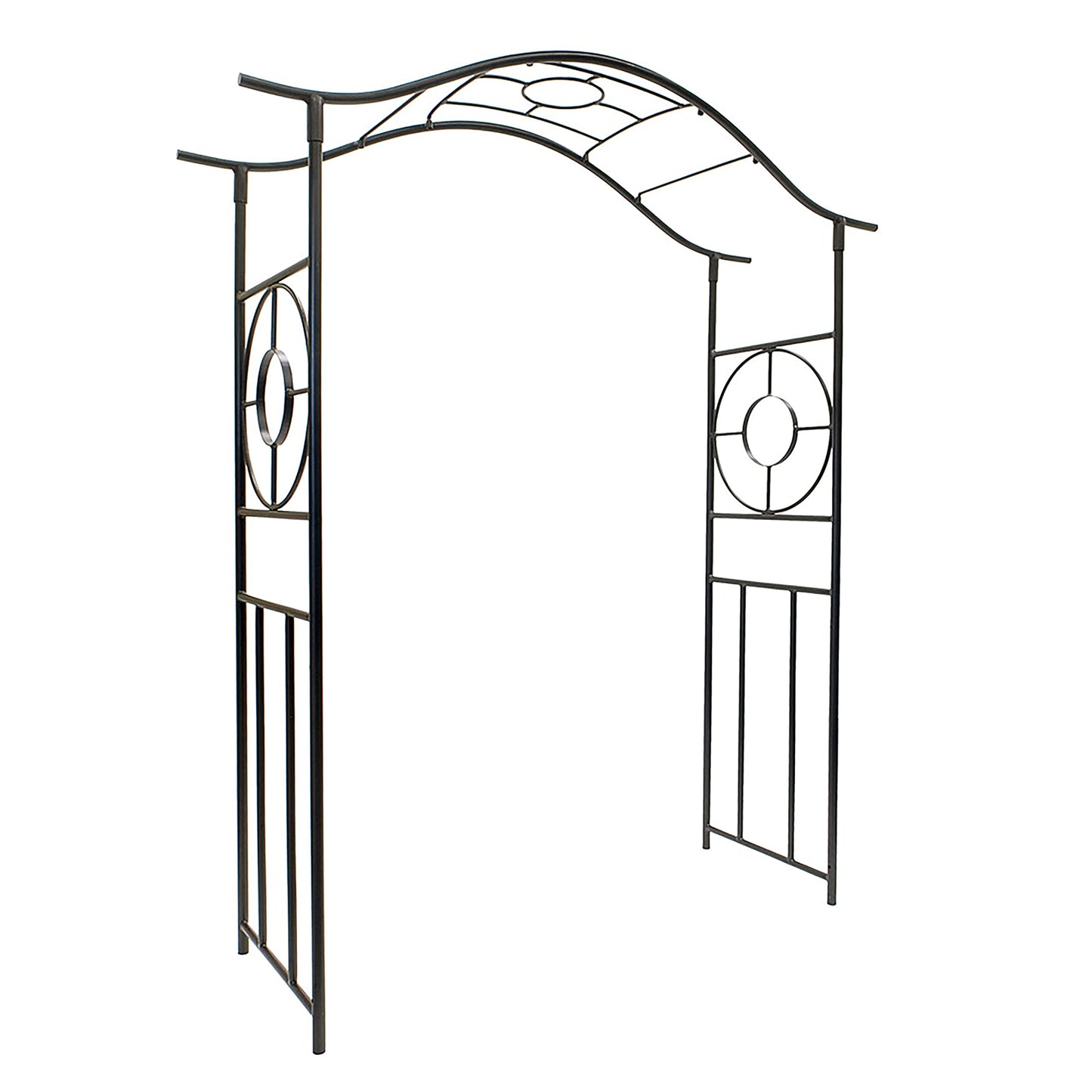 Achla Designs Tuscany Arbor Wrought Iron Garden Arch