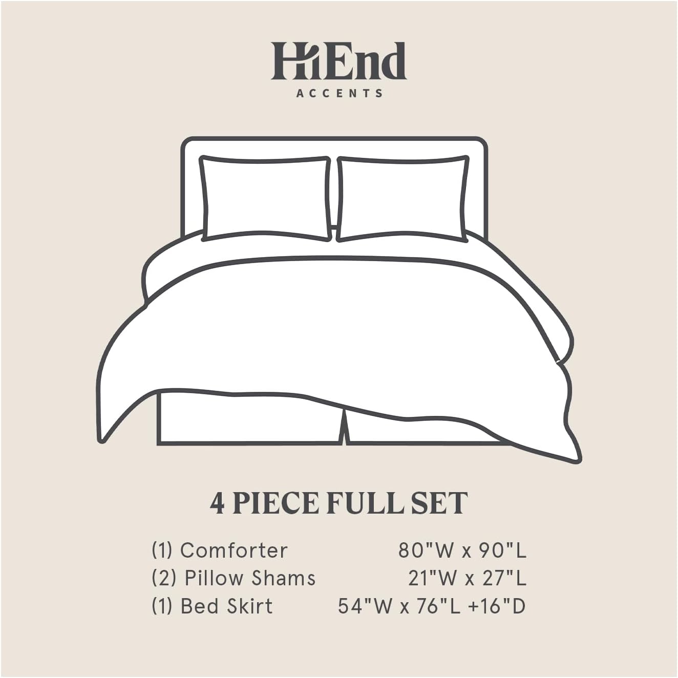 H HIEND ACCENTS Paseo Road San Angelo 4 Piece Comforter Set, Full, Paisley Pattern, Leopard Bed Skirt, Western Rustic Farmhouse Style Bedding Set, 1 Comforter, 1 Bedskirt, 2 Pillow Shams
