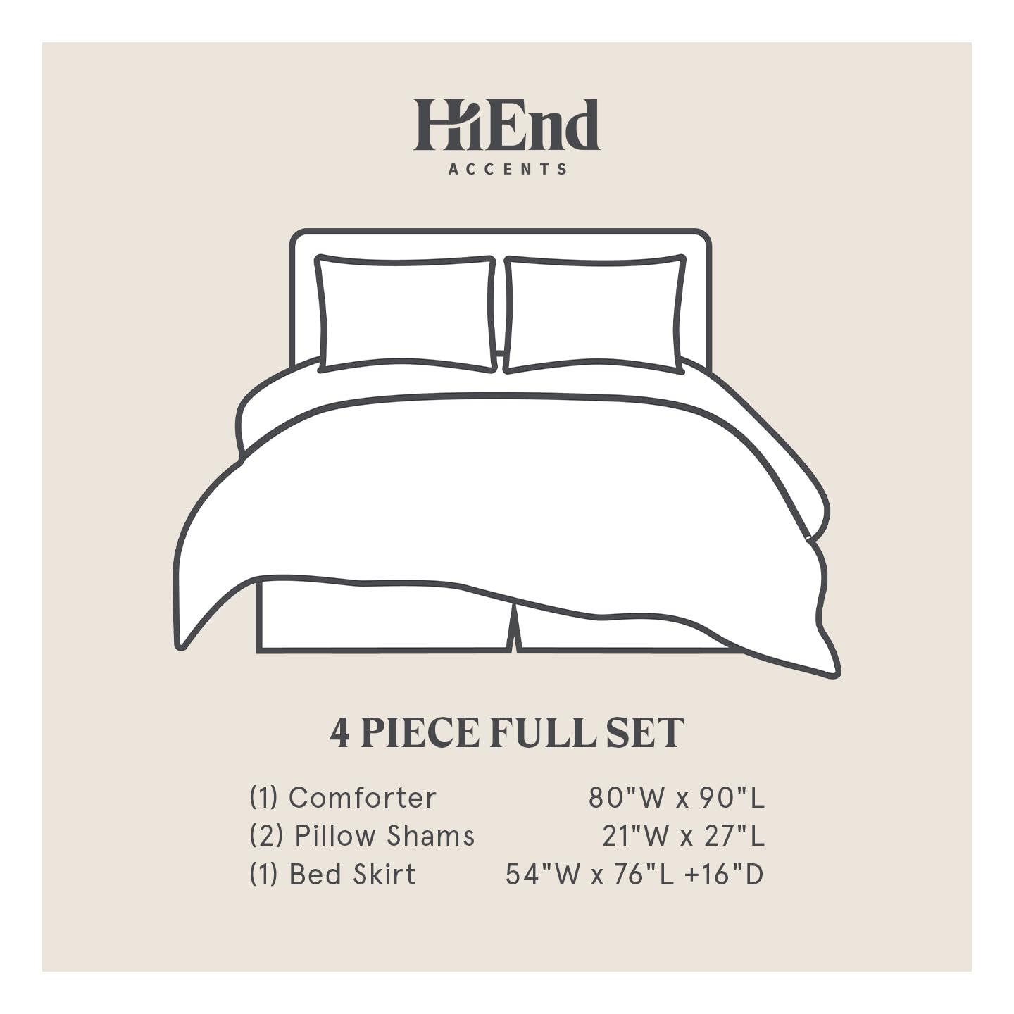 H HIEND ACCENTS Paseo Road San Angelo 4 Piece Comforter Set, Full, Paisley Pattern, Leopard Bed Skirt, Western Rustic Farmhouse Style Bedding Set, 1 Comforter, 1 Bedskirt, 2 Pillow Shams