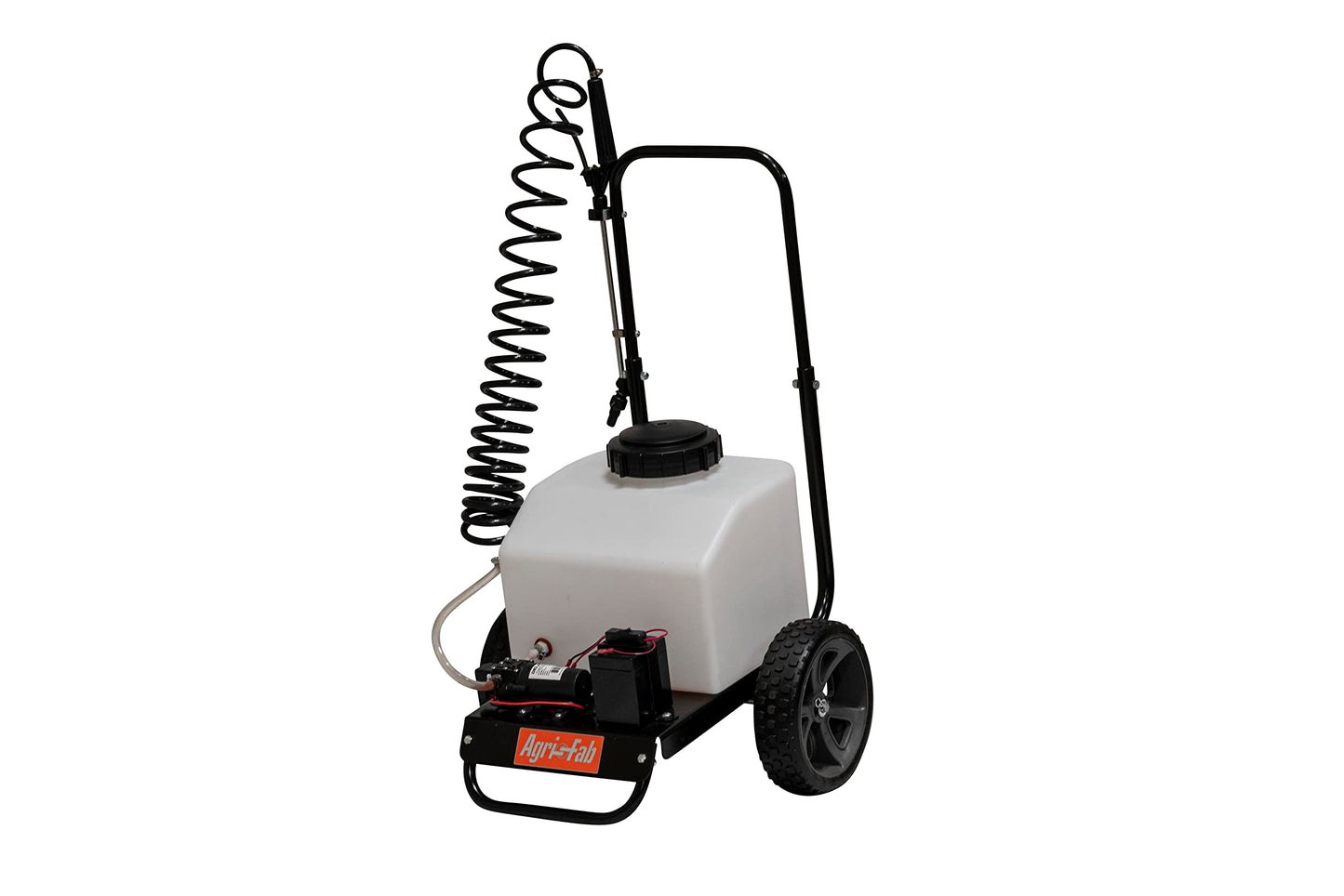 Agri-Fab 45-0595 Push Sprayer 6 - Gallon Capacity, White Tank, 1.0 GPM, 40 PSI Pump' 5 amp hr 12 Volt Battery