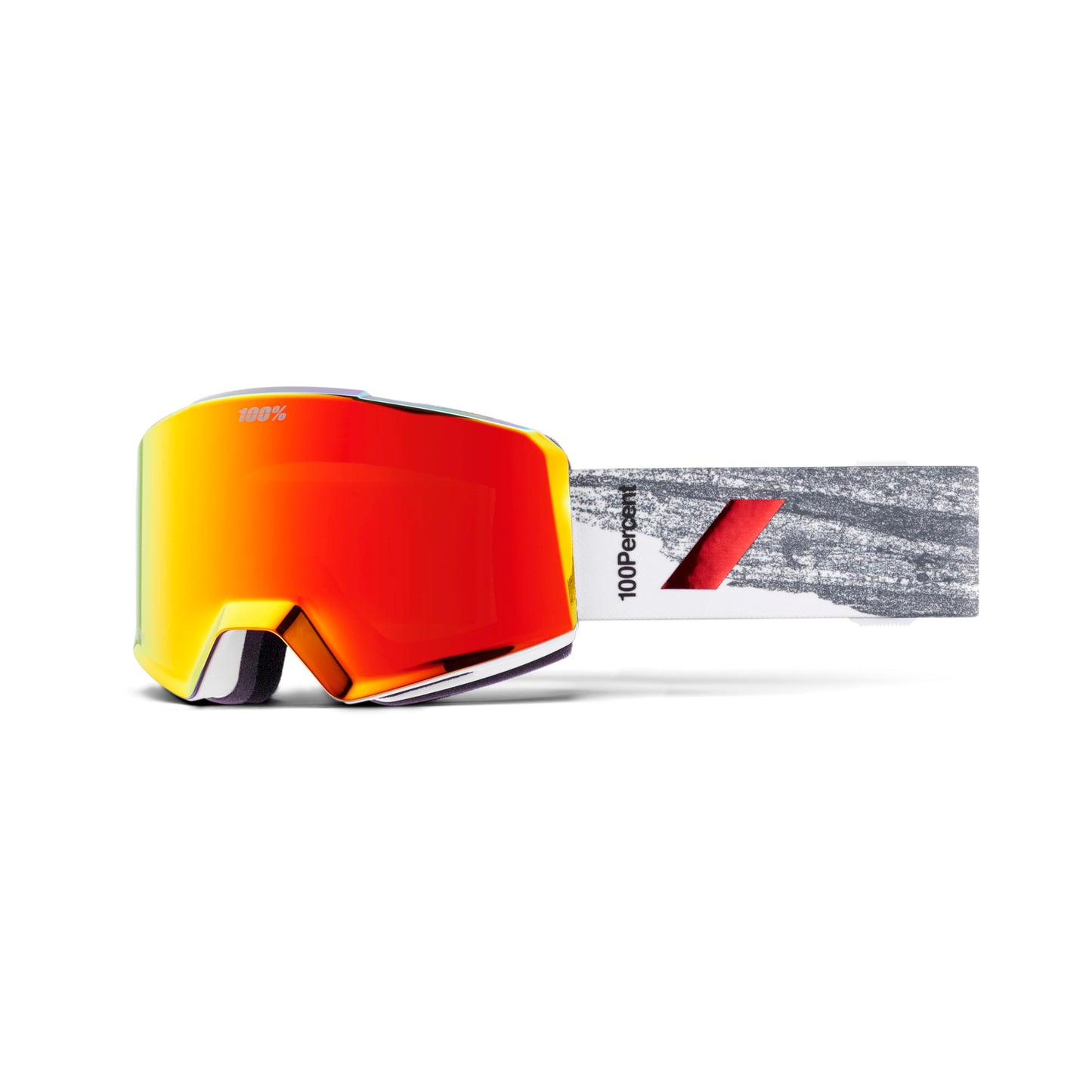 100% NORG HiPER Premium Protective Goggles (Badlands - Mirror Red Lens)