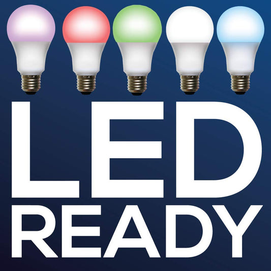 Miracle LED Hydroponics LED Indoor Grow Light Kit - Includes 4 Absolute Daylight Full Spectrum 100W Replacement Grow Light Bulbs & 1 4-Socket Corded Fixture with SproutMatic Grow Light Timer (4-Pack)