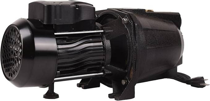 1HP Shallow Well Pump, 110V/60Hz, 10.57GPM, 216ft Head Jet Water Pump, Stainless Steel Shallow Well Jet Pump for Home Lawn Irrigation and Water Draining