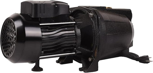 1HP Shallow Well Pump, 110V/60Hz, 10.57GPM, 216ft Head Jet Water Pump, Stainless Steel Shallow Well Jet Pump for Home Lawn Irrigation and Water Draining