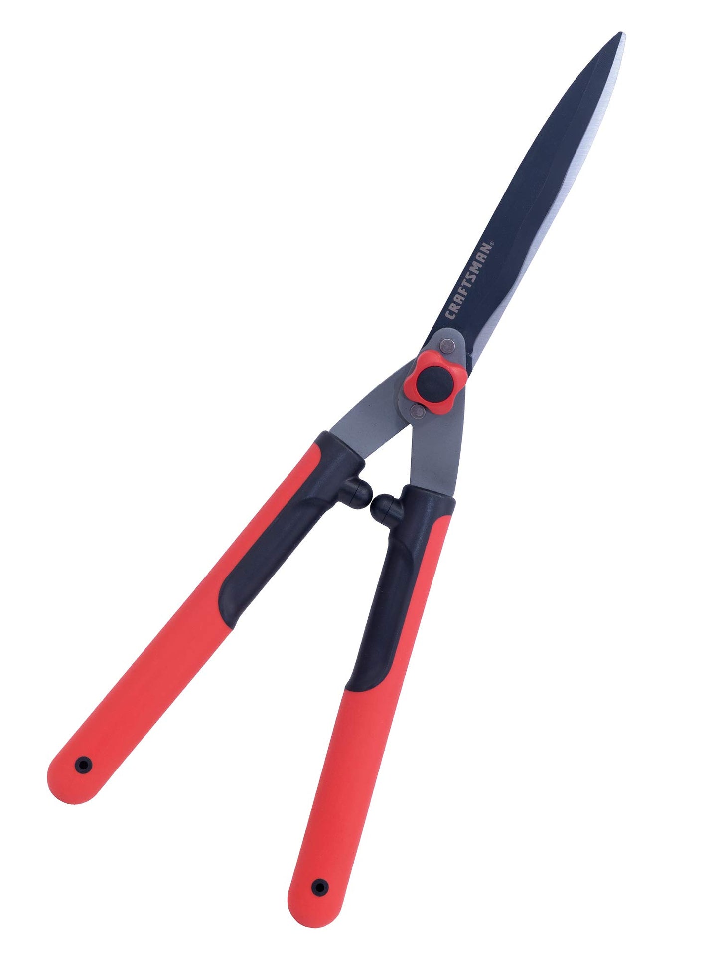 CRAFTSMAN CMXMKIT0190 3-Piece Leaf Clean-Up Set with Wavy Blade Hedge Shears, 22-Tine Wood Handle Lawn Rake and 6 Cu. Ft. Poly Tray Wheelbarrow, Red