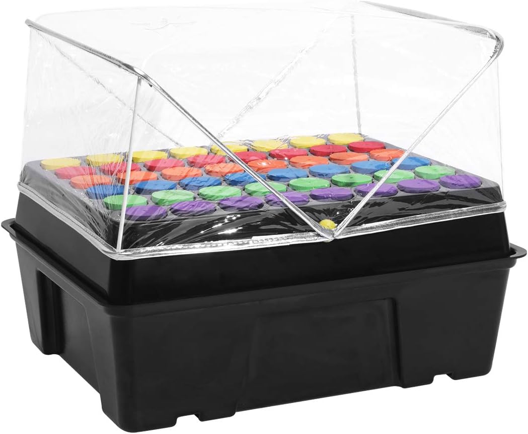 HORTIPOTS Aeroponic Clone Machine 48 Site for Plant Cuttings Propagation Using 2 in Neoprene Inserts