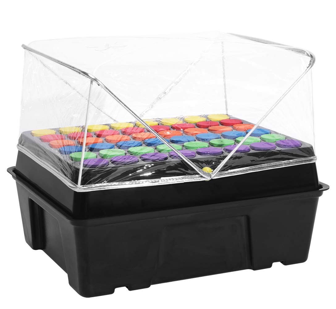 HORTIPOTS Aeroponic Clone Machine 48 Site for Plant Cuttings Propagation Using 2 in Neoprene Inserts