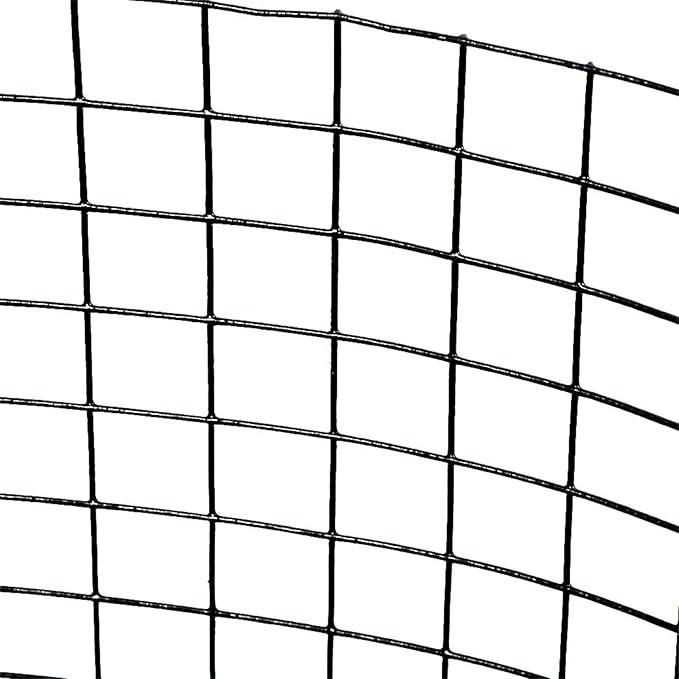 LABLT 36 in x 50 ft Hardware Cloth, 1 in Chicken Wire Fence with Pliers and Glove for Chicken Coop Fences and Poultry Animal Netting (16 Gauge, Black)