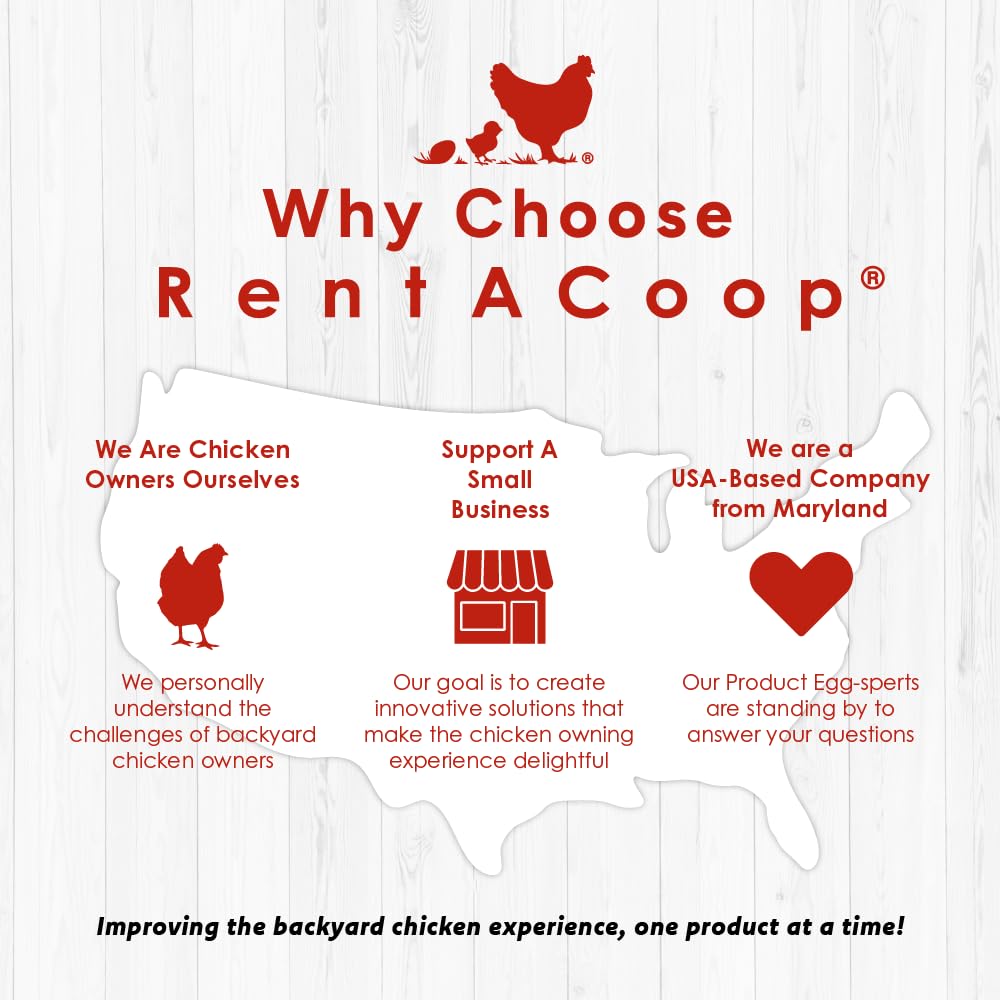 RentACoop 32oz(1L) Automatic Drinker - BPA-Free Waterer with Auto-Fill Cup - Suitable for Chicks, Quail, Pigeons, Doves, and Other Smaller Birds