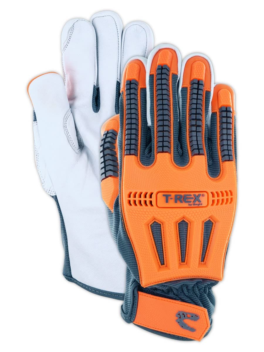 MAGID T-REX Windstorm ANSI A4 TRX744 Impact Gloves, 36 Pairs, Size 13/4XL (TRX744)