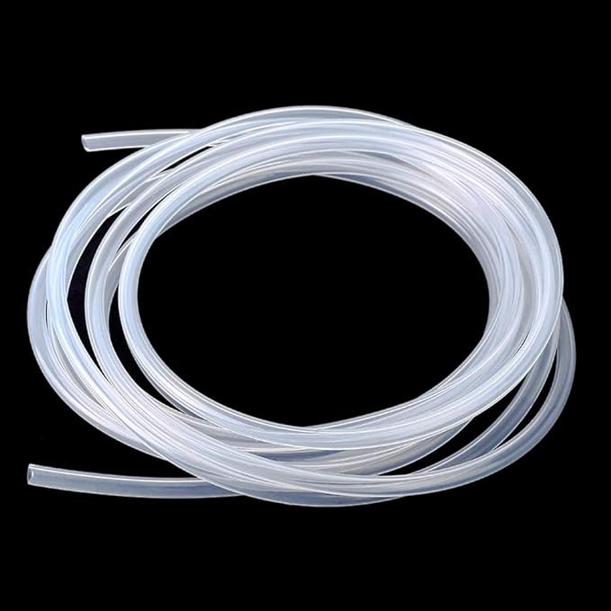 1/16" ID Silicone Tubing, Food Grade 1/16" ID x 1/8" OD 10 Feet Length Pure Silicone Hoses High Temp for Home Brewing Winemaking