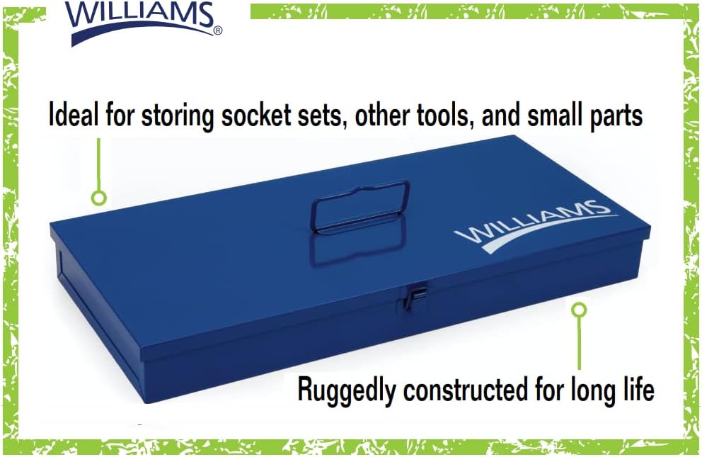 Williams MSB-29HFTB 29-Piece 3/8-Inch Drive Socket and Drive Tool Set with Toolbox