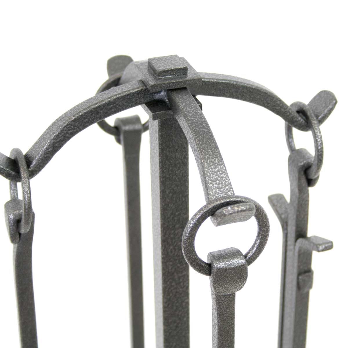 Pilgrim Craftsman 18018 Fireplace Tool Set - Vintage Iron, 31" Tall, 5 Piece