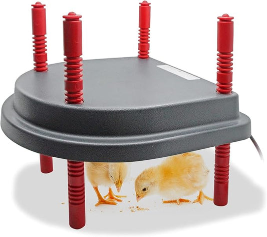 Chick Duckling Brooder Heating Plate- Chicken Coop Brooder Heater Like Mother Hen,Safer Than Brooder Lamps Heater -Warm Up to 15 Chick,Ducklings(Chick Brooder Heating Plate)