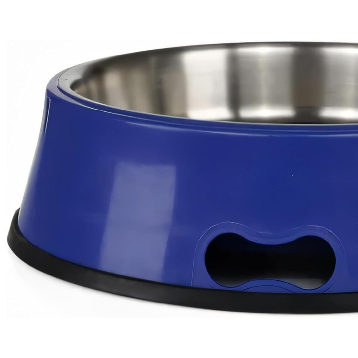 Farm Innovators Signature Series 60 Watt 5.5 Quart Electric Heated Pet Water Bowl with Stainless Steel Insert and Thermostatic Control, Blue