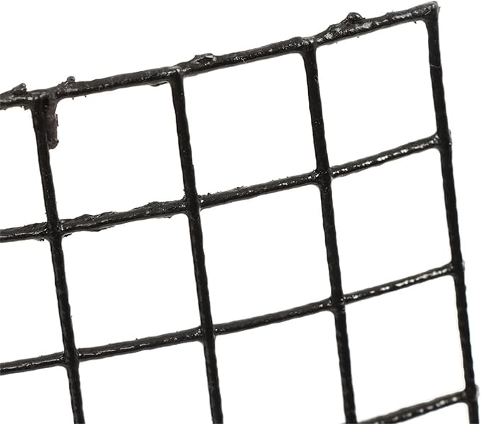 LABLT 6 in x 98 ft Hardware Cloth, 1/2 in Chicken Wire Fence for Chicken Coop Fences and Poultry Animal Netting (Black)
