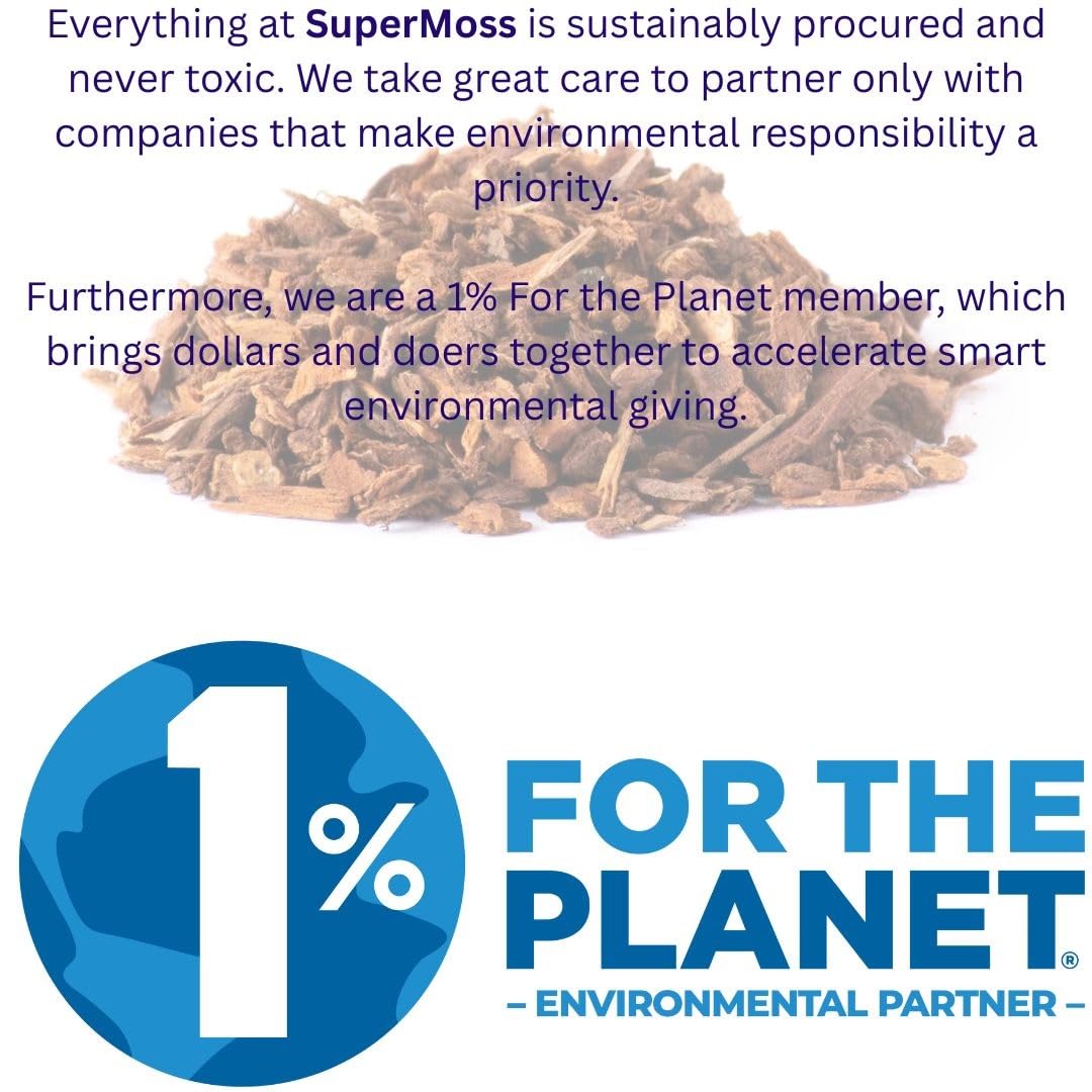 SuperMoss (23107) Orchid Potting Bark, 100% Natural Douglas Fir Bark, 1/4", 1,560 Cu. in.
