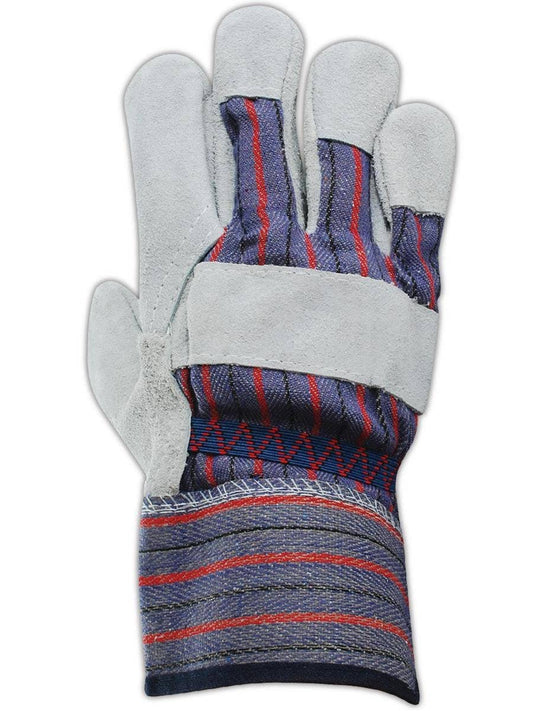 MAGID DuraMaster TG725E Leather Glove, Gauntlet Cuff, Large Gray (72 Pair)