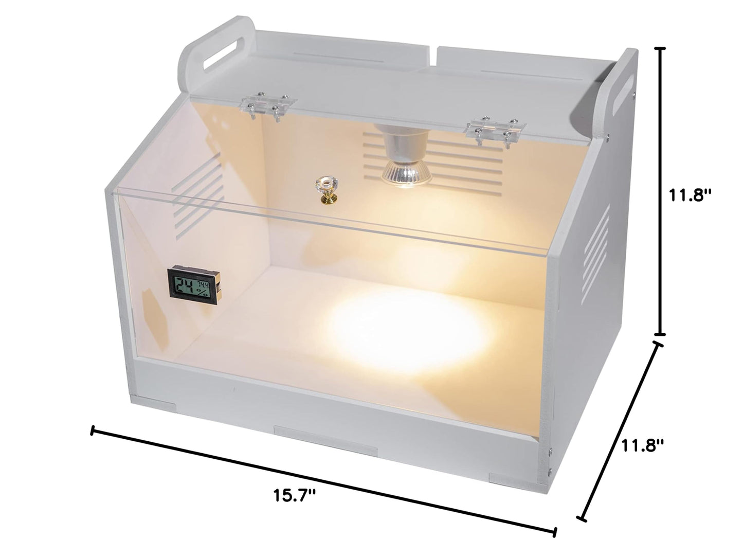 WIONBE Intelligent Brooder Box for Newborns Chicks Ducks Quail Birds Small Animals Manual Incubators Poultry Heater Breeding Box