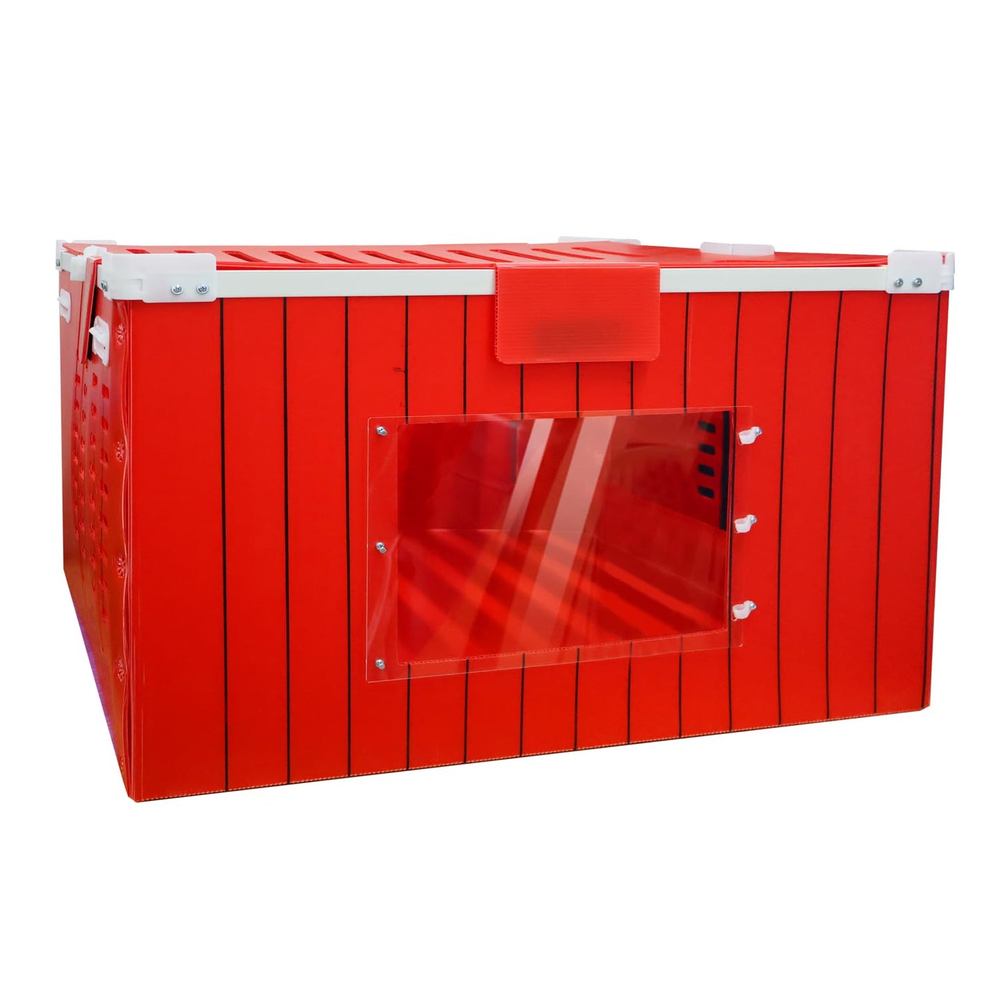 EPHIFY Red Barn Chicken Coop for 1-8 Chicks | 2025 Upgraded Chicken Brooder Box for Chicks, Ducklings, Quail | Portable & Lightweight Plastic Housing