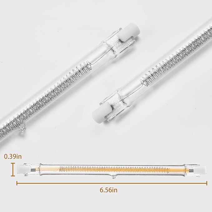 400W Chicken Coop Heater Bulb, Replacement Bulb Accessories for Chicken Heat Lamp, Brooder Heater Tubes for Chicks, Poultry, Pets, 4 Pack