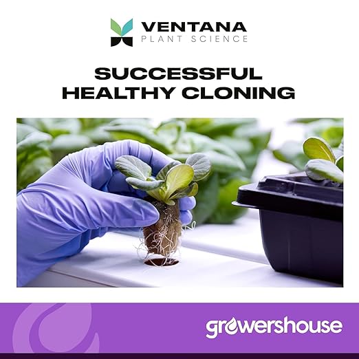 Clonex Rooting Gel 100ml with VPS OrganiPlug Hydroponic Seed Starter Plugs 50 Pack - Bundle