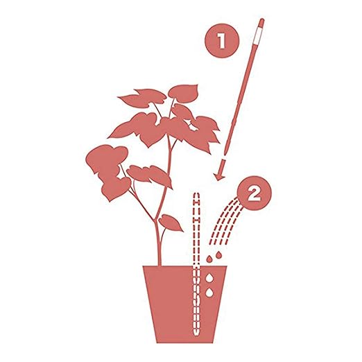 IPPINKA Sustee Aquameter, Bundle of 12, House Plant Soil Moisture Meter, Best for Indoor Potted Plants - Small Green Refillable
