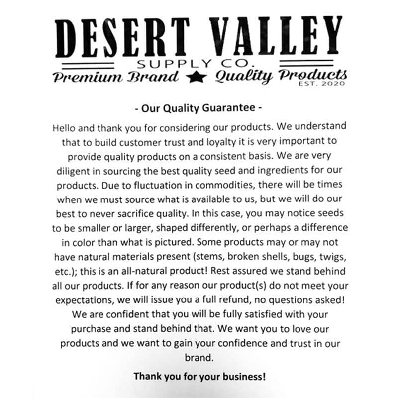 Desert Valley Premium Whole Grain Scratch Feed- Non GMO - Nutritious Treat for Chickens, Ducks, Wild Birds & More (5-Pounds)
