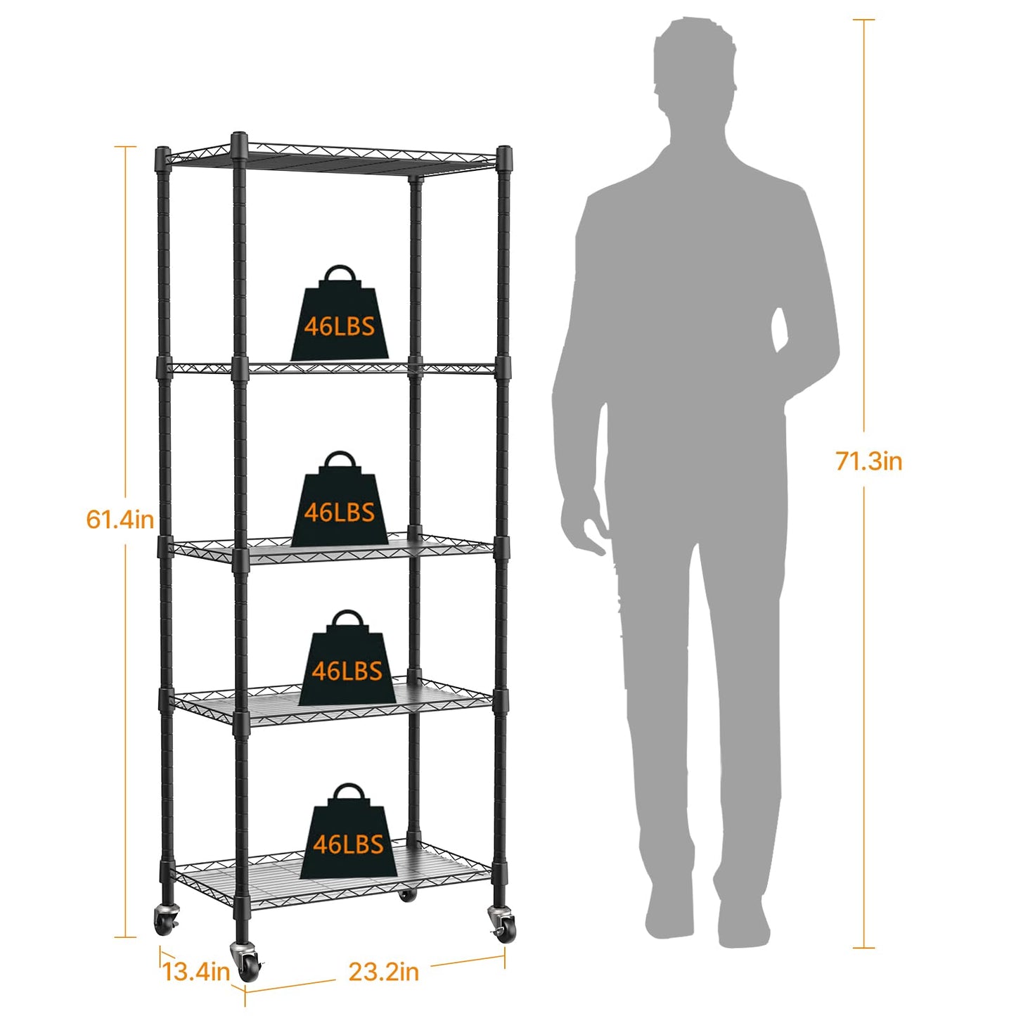 Mini 5-Tier Greenhouse for Indoor Outdoor and Indoor Greenhouse with Grow Lights