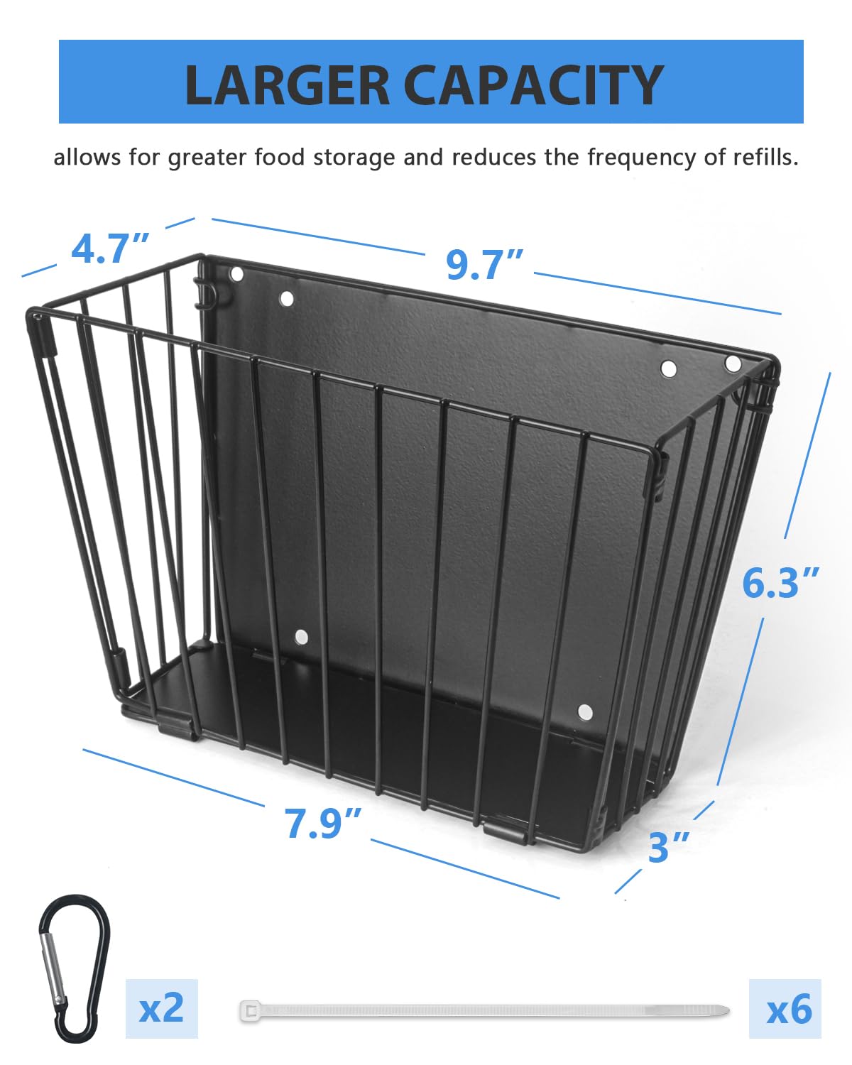 X Large Rabbit Hay Feeder Guinea Pig Hay Feeder Metal Frame Bunny Hay Holder Guinea Pig Hay Holder for Bunny, Guinea Pigs, Chinchillas, Small Animals (1 Pack)