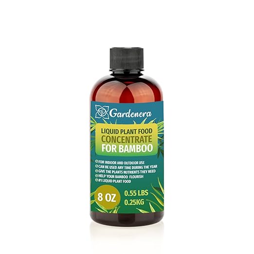 Gardenera Plant Growth Superfood for Bamboo with 18 Vitamins & Minerals - Organic Plant Food Fertilizer - Micro-Fungi and Bio-Organisms for Bamboo Plant Care & Growth Enhancement - 8oz