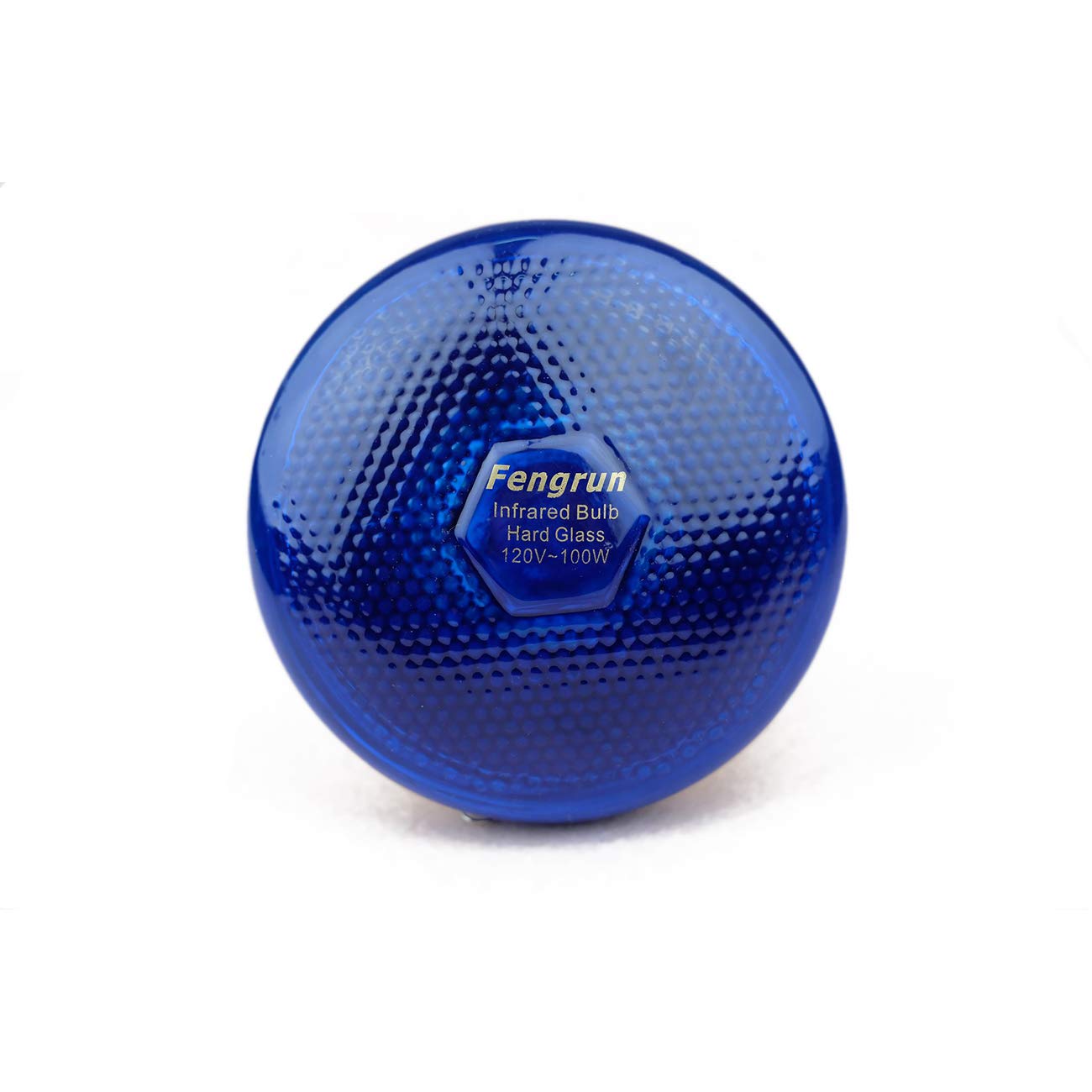 Fengrun Infrared Bulb Red Hard Explosion-Proof Glass Infrared Heat Lamp Bulb for Chicks, Chicken, Pet,Bathroom Warming Light Bulb (Blue-150w)
