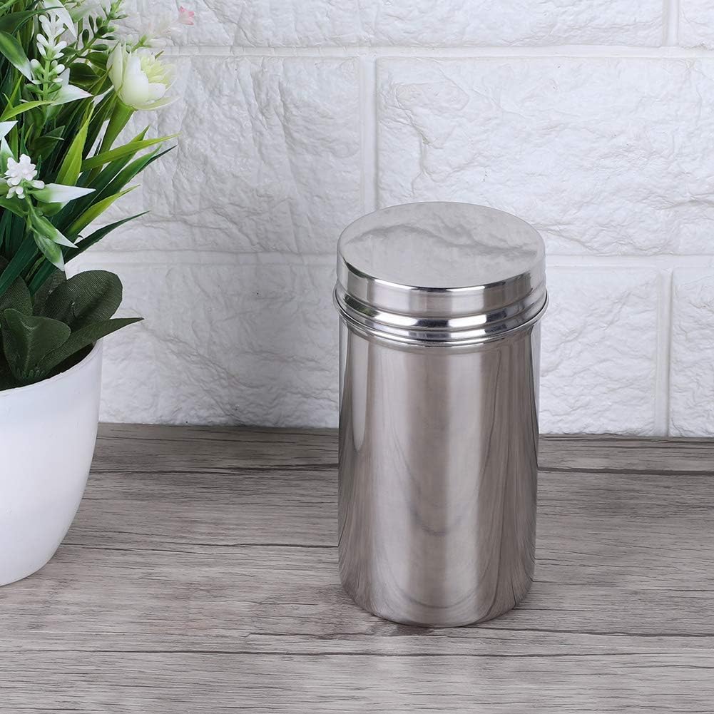 QANYEGN 304 Stainless Steel Sealed Storage Jar, Airtight Kitchen Food Storage Container, Portable Coffee Grounds Container(Large size)