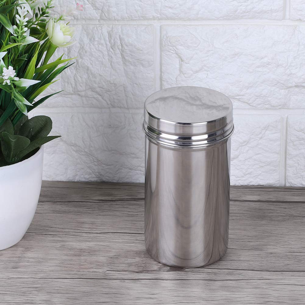 QANYEGN 304 Stainless Steel Sealed Storage Jar, Airtight Kitchen Food Storage Container, Portable Coffee Grounds Container(Large size)