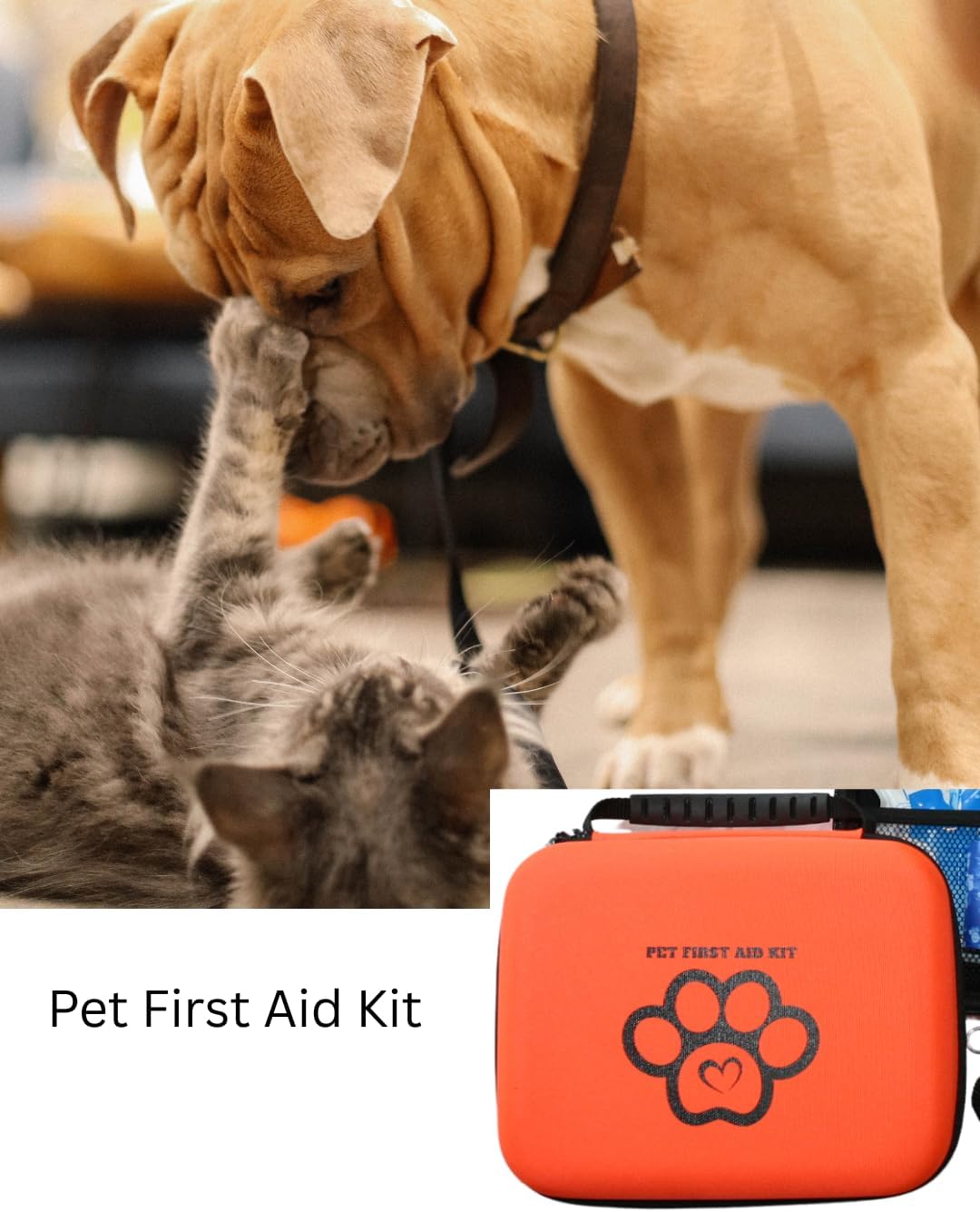 Dog First Aid Kit, Pet Friendly, Refillable, Water Resistant, Compact, Pet First Aid, Dog Medical, Dog Emergency Kit, Cat First Aid, Camping & Hiking Essentials, Pet Care, Travel