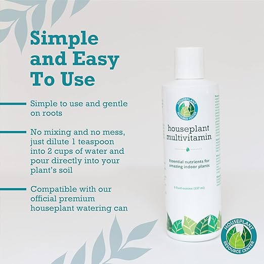 Houseplant Multivitamin - Vitamin D for Plants! Premium Liquid Fertilizer and Indoor Plant Food with Trace Nutrients and Vitamins