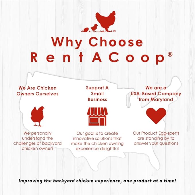 RentACoop 2 Gallon Chicken Waterer with Auto-Fill Cups, Horizontal Nipples, Anti-Roost Cone and Mounting Kit - Suitable for Chickens, Quail, Ducks, Geese, Turkey and More