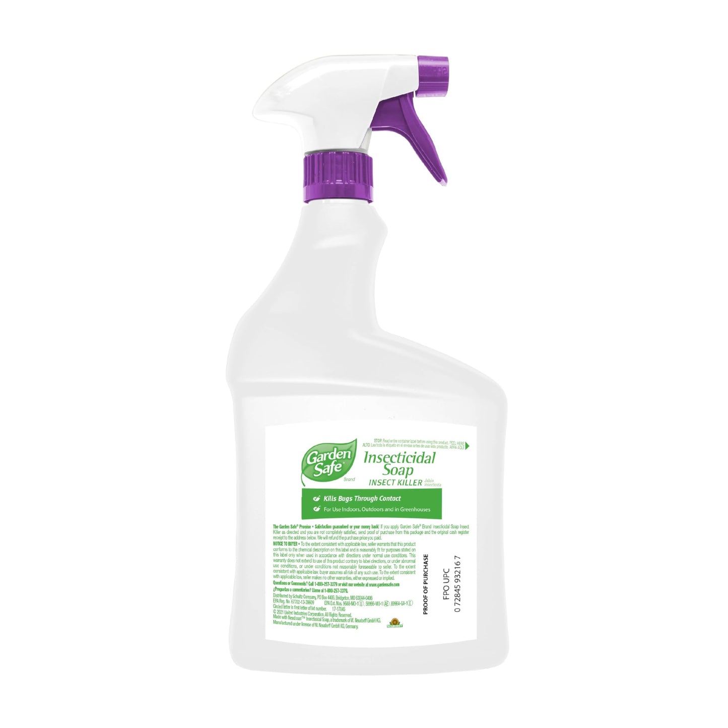 Garden Safe 32 oz. Insecticidal Soap Ready-to-Use, 1 Count (Pack of 1)