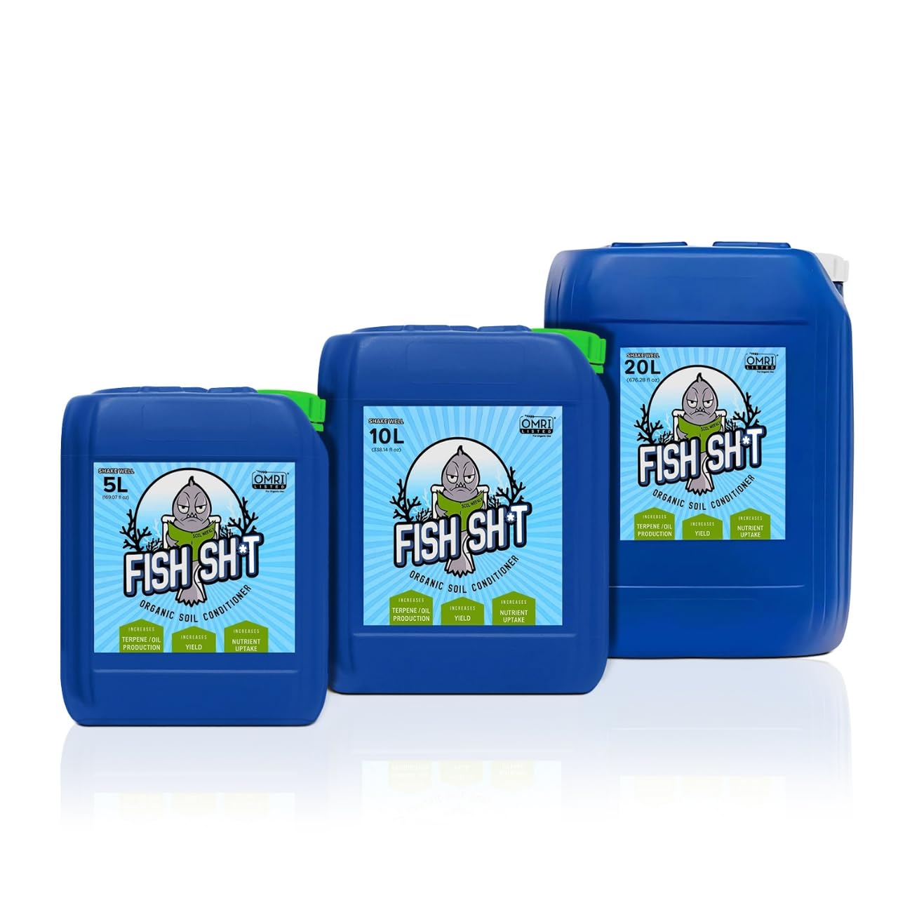 Fish Head Farms Organic Soil Conditioner - Organic Fertilizer for Increased Yield and Flavor - Plant Fertilizer, Nutrients for Soil, Soilless, Hydroponic Farming - Garden - 5L