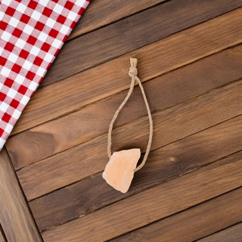 4pcs Animal Salt Lick Salt Block on Rope for Horse, Deer, Goat, and Livestock Animals, 0.15lbs