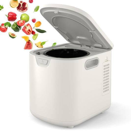3.5L Electric Composter for Kitchen - Smart Odorless Food Waste Recycler with Auto-Cleaning & LED Display - Low-Noise Countertop Compost Bin Turns Scraps & Waste Into Fertilizer