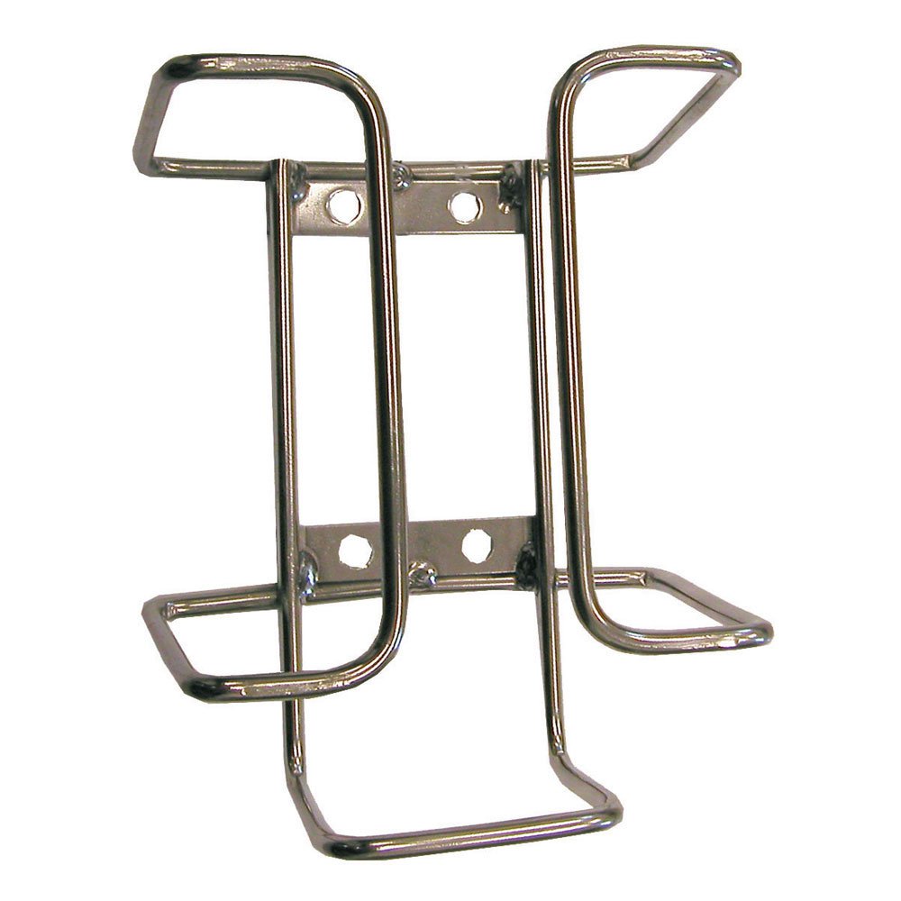 Intrepid International Stainless Steel Salt Block Holder - Salt Block for Deer, Mounting Block Horse, Salt Lick for Horses, Feed Block Elevator, Durable Metal Barn and Livestock Accessory