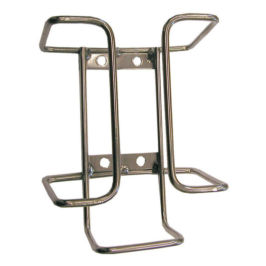 Intrepid International Stainless Steel Salt Block Holder - Salt Block for Deer, Mounting Block Horse, Salt Lick for Horses, Feed Block Elevator, Durable Metal Barn and Livestock Accessory