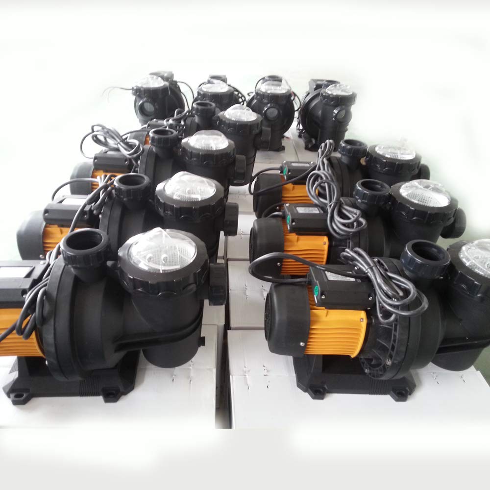 PWS Solar Powered Swimming Pool Pump, 72VDC, 1.6HP, 62ft, 136GPM, Solar Water Pump with MPPT Controller, Suitable for Salt Water, JP31-19/1200