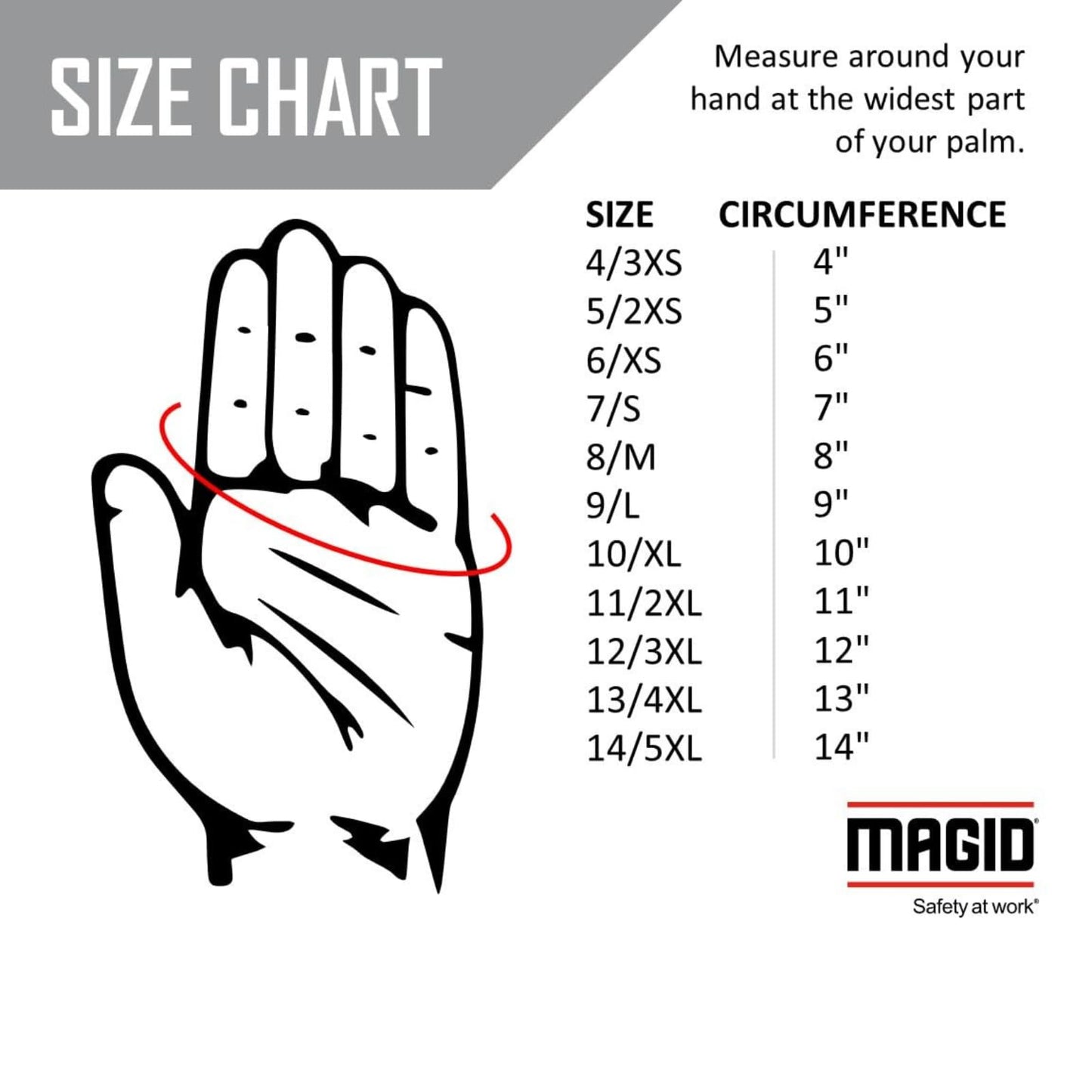 MAGID T-REX Goatskin Leather ANSI A5 Cut-Resistant Impact Gloves, 48 Pair, Size 10/XL, TRX812