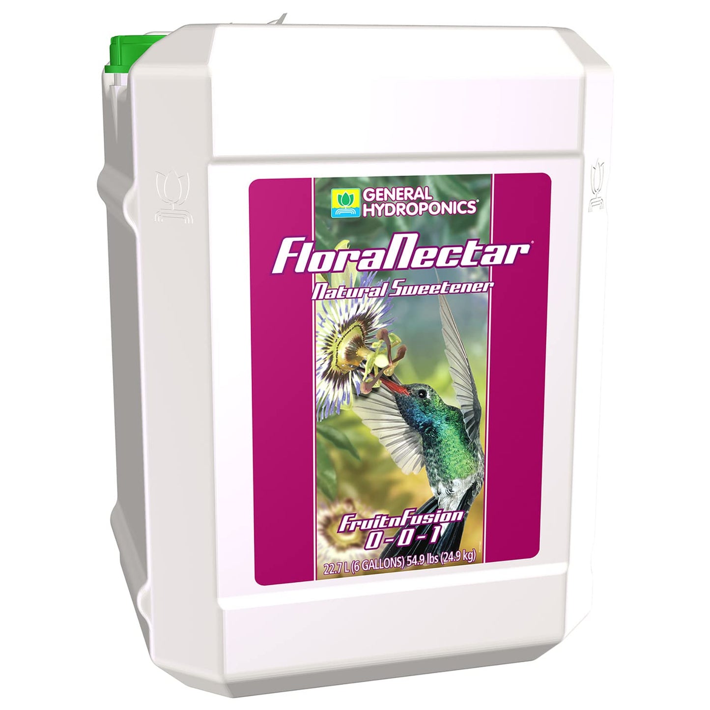 General Hydroponics FloraNectar FruitnFusion, Sweetener, 0-0-1, 6 gal.