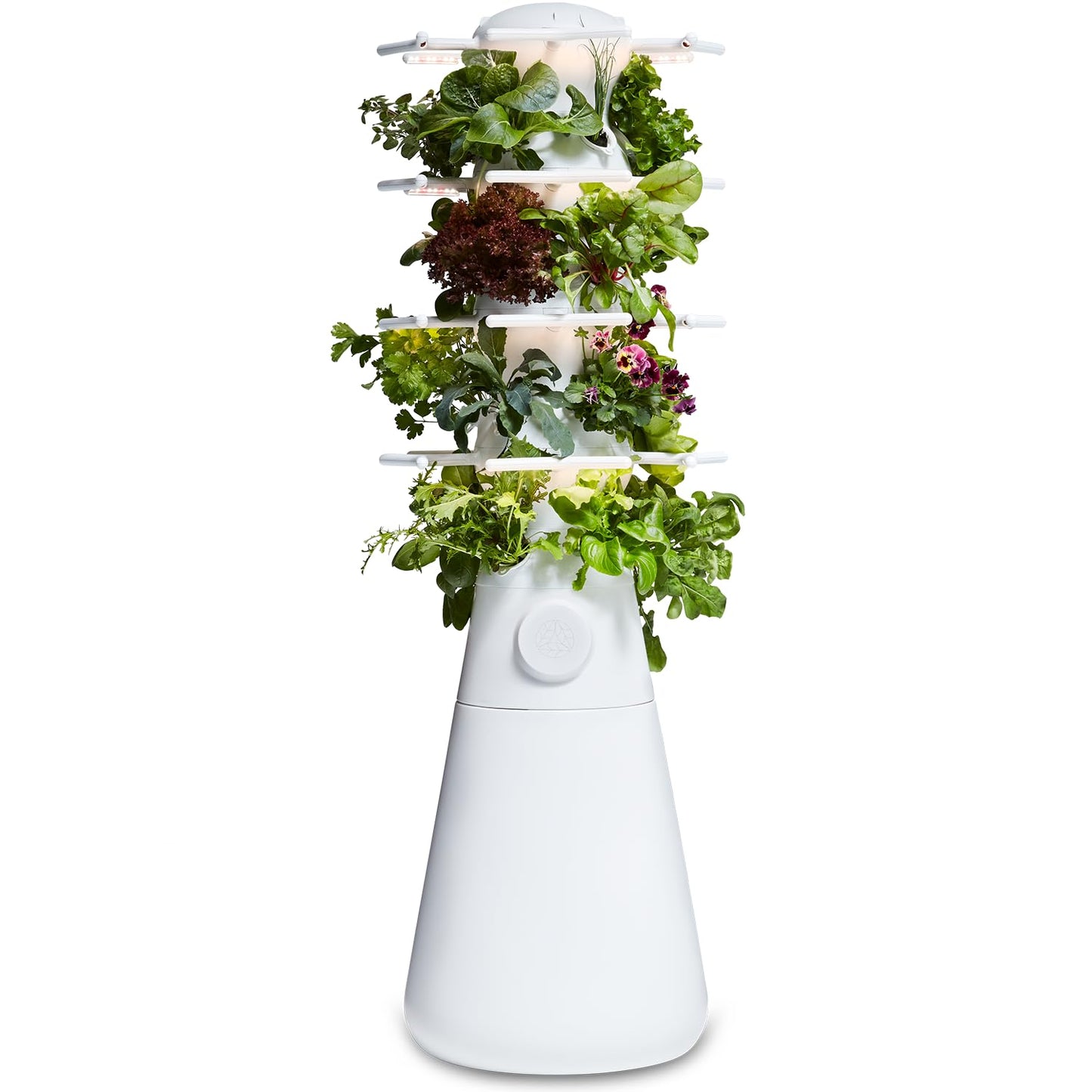 New! Lettuce Grow Farmstand Nook | 20 Plant Hydroponic System | Self-Watering Indoor Vertical Garden Planter Tower w/Pump, BPA-Free Food Grade | 4ft 7in | Made in USA…