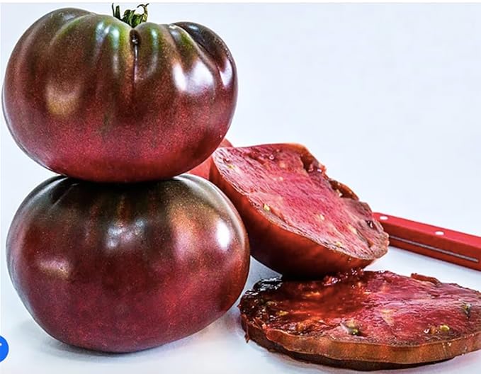 Black Krim Tomato Seeds - Heirloom Large Tomato From Ukraine's Crimea - One of The Most Delicious Tomatoes for Home Growing,