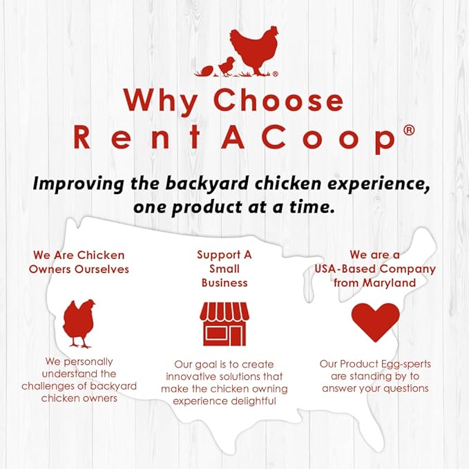 RentACoop Flock Feeder 15 Metal Chick2Chicken Feeder – Space-Saving Weatherproof Poultry Feeder with 6 Ports, Adjustable Legs, Rain Covers for Chicks, Chickens, Quail, Bantams, and Other Small Birds
