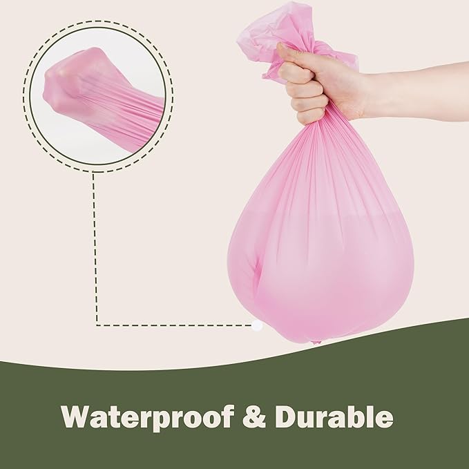 5 Gallon Compostable Trash Bags Compost Food Scrap Waste Bags with US BPI ASTM D6400 and Europe OK Compost Home Certified Green Christmas Gift 50 Couts